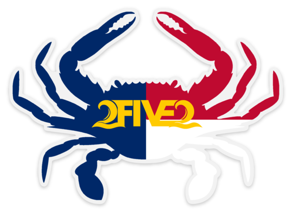 2FIVE2 NC Crab Sticker